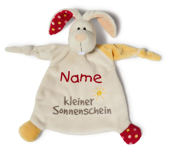 Nici Schmusetuch Hase kleiner Sonnenschein 40043