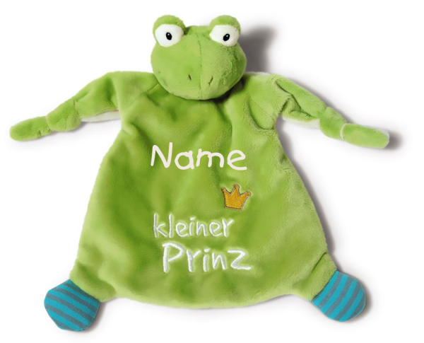 Nici Schmusetuch Frosch kleiner Prinz 40045